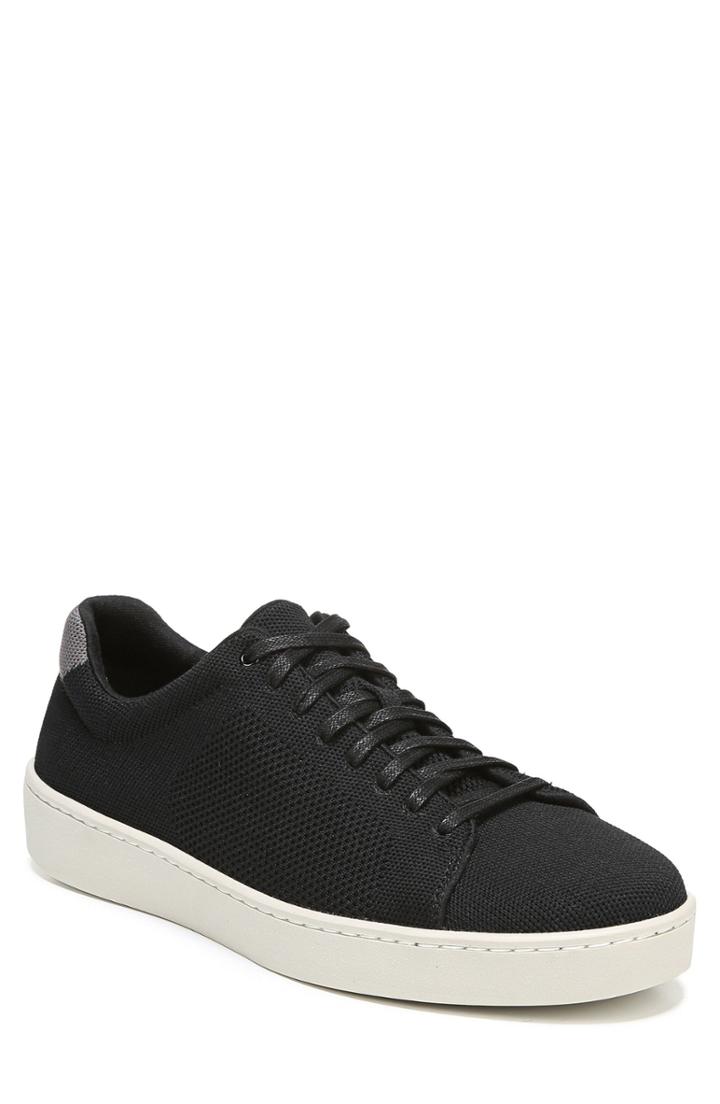 Men's Vince Silos Knit Low Top Sneaker .5 M - Black