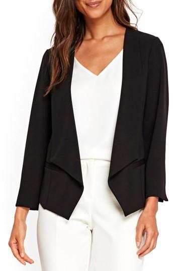 Women's Wallis Jersey Scuba Crepe Jacket Us / 10 Uk - Black