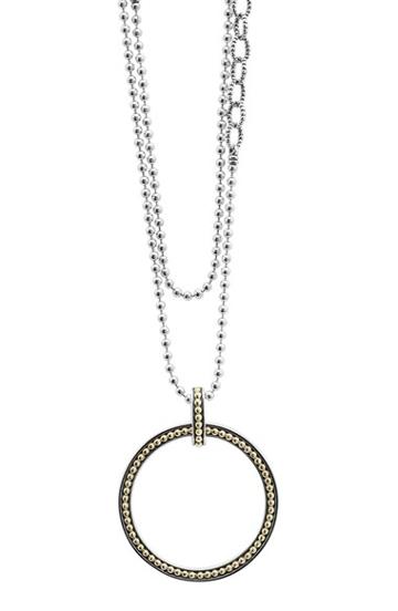 Women's Lagos Enso Long Pendant Necklace