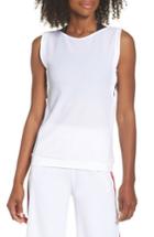 Women's Boom Boom Athletica Lace-up Tank - White