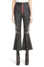 Women's Dilara Findikoglu Embellished Pinstripe Crop Flare Pants