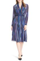 Women's Anne Klein Stripe Fitted A-line Dress
