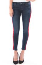 Women's Kut From The Kloth Connie Side Stripe Ankle Skinny Jeans - Blue