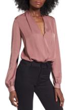 Women's L'academie The Long Sleeve Bodysuit - Pink