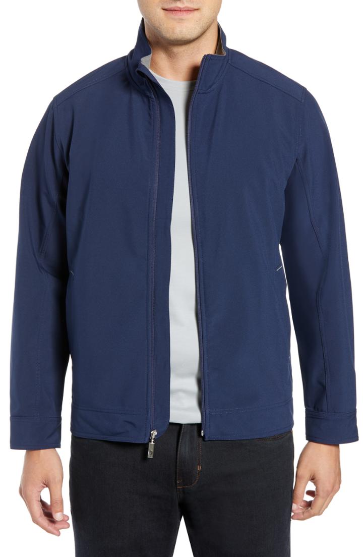 Men's Tommy Bahama Ace Flier Zip Jacket - Blue