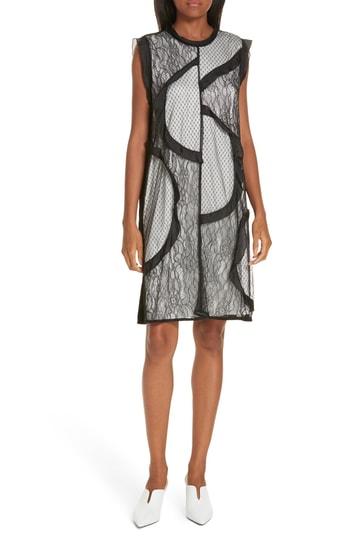 Women's Clu Mix Media Shift Dress - Black