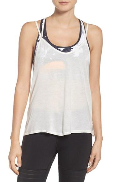 Women's Reebok Not Interested Tank - Ivory