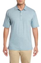 Men's Bobby Jones Riverside Heather Stripe Polo - Blue