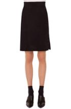 Women's Akris Punto Suede A-line Skirt