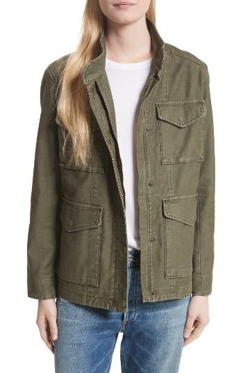 Women's Vince Military Jacket - Green