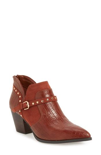 Women's Bella Vita Elody Ii Pointy Toe Bootie .5 M - Brown