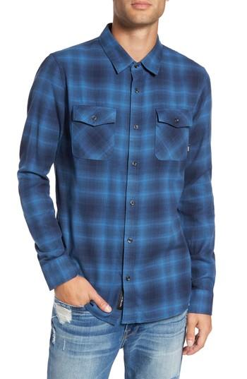 Men's Vans Monterey Ii Plaid Flannel Sport Shirt