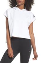 Women's New Balance 247 Sport Crop Hoodie - White