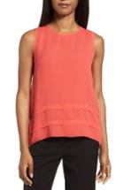 Women's Classiques Entier Tiered Silk Jacquard Top - Red