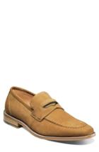 Men's Stacy Adams Colfax Apron Toe Penny Loafer .5 M - Brown