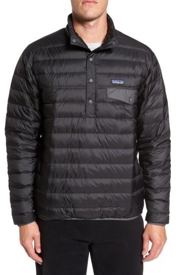 Men's Patagonia Snap-t Down Pullover - Black