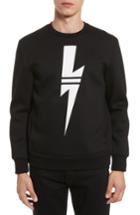 Men's Neil Barrett New Thunderbolt Sweatshirt - Black