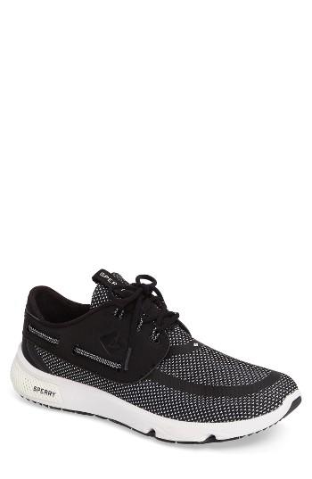 Men's Sperry 7 Seas Sneaker .5 M - Black