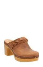 Women's Clarks Ledella Meg Platform Mule M - Brown