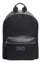 Men's Paul Smith Leather Trim Canvas Backpack -