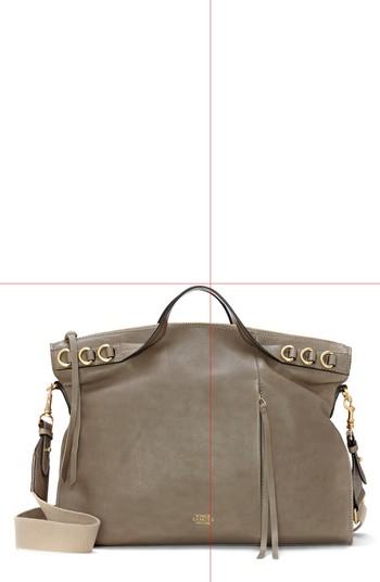 Vince Camuto Celie Leather Satchel - Green