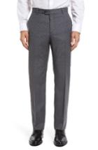 Men's John W. Nordstrom Check Wool Trousers - Grey