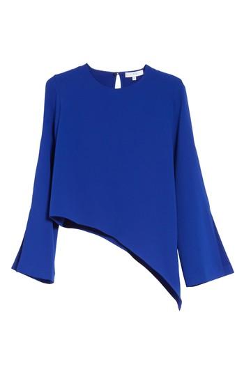 Women's Iro Awefa Cutout Crepe Blouse Us / 36 Fr - Blue
