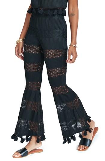 Women's Show Me Your Mumu Tassel Flare Pants - Black