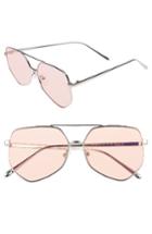Women's Bonnie Clyde Figueroa 58mm Sunglasses - Pink Tint