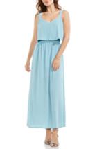 Women's Vince Camuto Sleeveless Overlay Maxi Dress - Blue