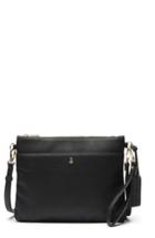 Sole Society Tasia Convertible Faux Leather Clutch - Black