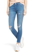 Women's Blanknyc Ripped Ankle Skinny Jeans - Blue
