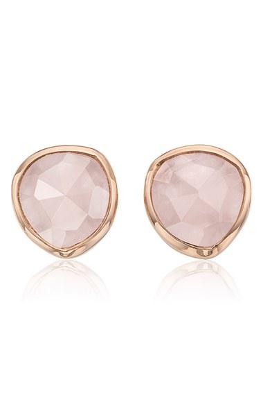 Women's Monica Vinader 'siren' Semiprecious Stone Stud Earrings