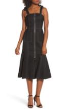 Women's C/meo Collective Get Right Shoulder Tie Midi Dress - Black