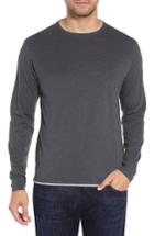 Men's Robert Barakett Halifax Long Sleeve Crewneck T-shirt - Metallic