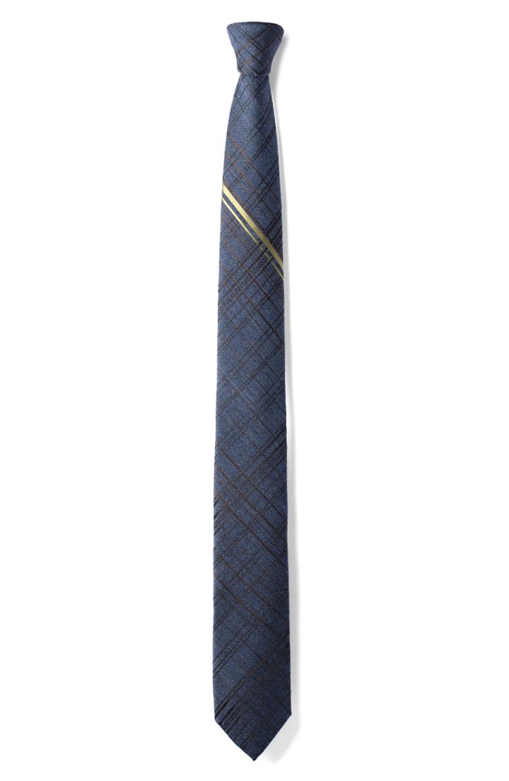 Men's Title Of Work Plaid Silk Tie