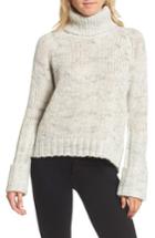 Women's Pam & Gela Turtleneck Sweater, Size - Grey