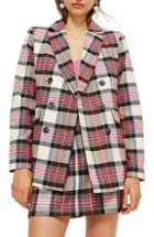 Women's Topshop Cotton Corduroy Crop Jacket Us (fits Like 6-8) - Yellow