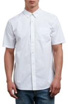 Men's Volcom Everett Woven Shirt - White
