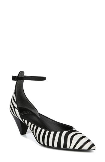 Women's Sarto By Franco Sarto Coralie 2 Genuine Calf Hair Pump M - Black