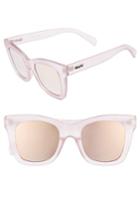 Women's Quay Australia After Hours 50mm Square Sunglasses - Pink