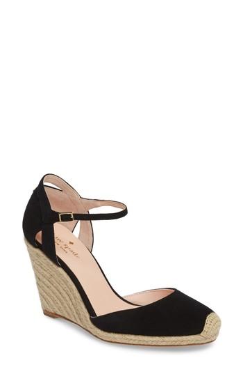 Women's Kate Spade New York Giovanna Espadrille Wedge M - Black
