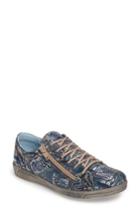 Women's Cloud 'aika' Leather Sneaker -8.5us / 39eu - Blue