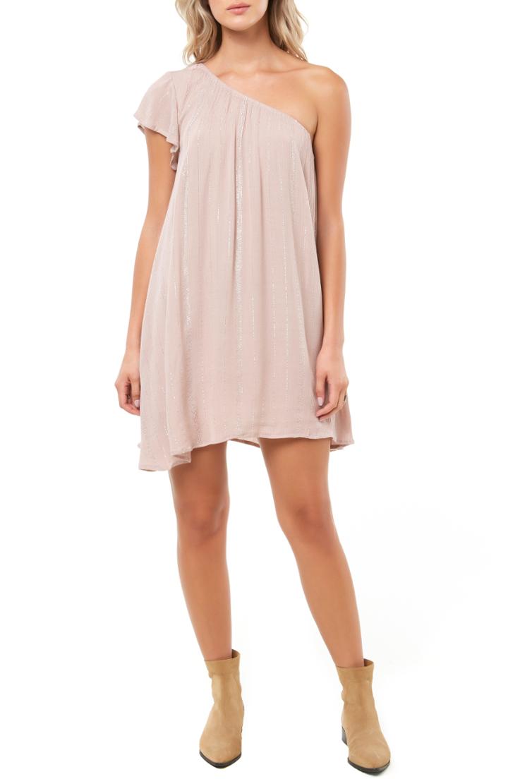 Women's O'neill Karma One-shoulder Dress - Pink