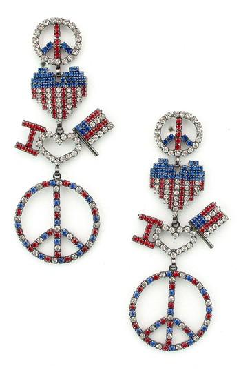 Women's Elizabeth Cole Liberty Drop Earrings