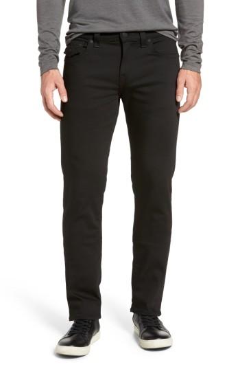 Men's True Religion Brand Jeans Geno Straight Fit Jeans - Black