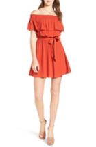 Women's Lovers + Friends Suntime Off The Shoulder Minidress - Red