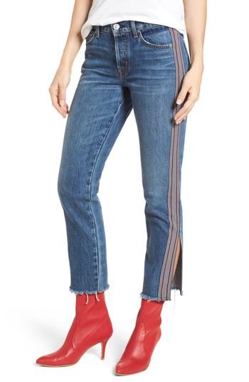 Women's Hudson Jeans Riley Crop Straight Leg Jeans - Blue