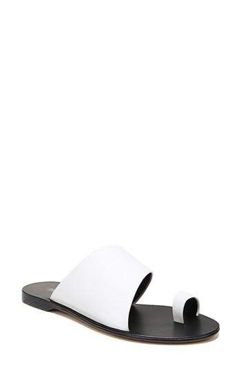 Women's Diane Von Furstenberg Brittany Toe Loop Sandal M - White