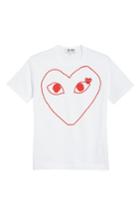 Men's Comme Des Garcons Outline Heart Graphic T-shirt